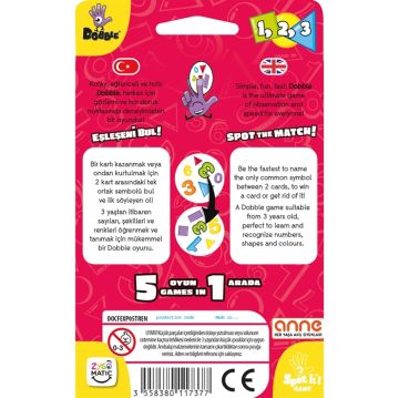 Asmodee Dobble 1,2,3 ECO