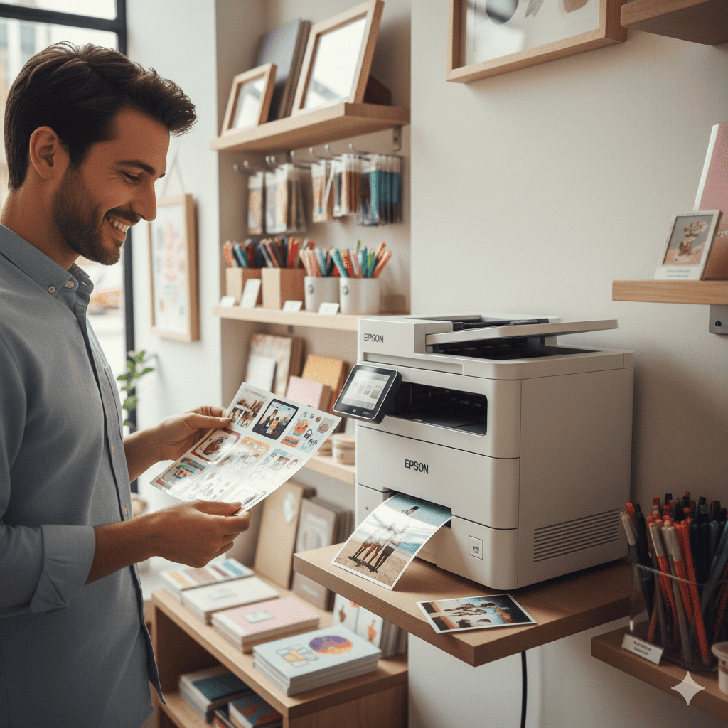 A4 Sticker Fotoğraf Baskı