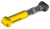 LEGO® Technic Shock Absorber 6.5L with Black Piston Rod - Hard Spring Tight Coils in Middle 731c04