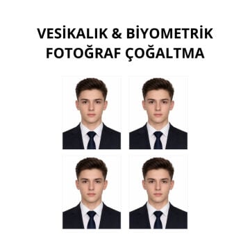 Biyometrik & Vesikalık Fotoğraf Çoğaltma | 40 TL