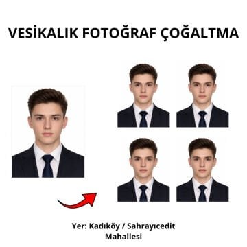Vesikalık Fotoğraf Çoğaltma - 25 TL
