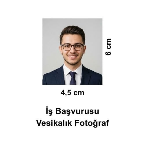 İş Başvurusu İçin Vesikalık Fotoğraf - 25 TL | Sahrayıcedit