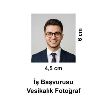 İş Başvurusu İçin Vesikalık Fotoğraf - 25 TL