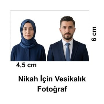 Nikah İçin Vesikalık Fotoğraf - 25 TL | Sahrayıcedit