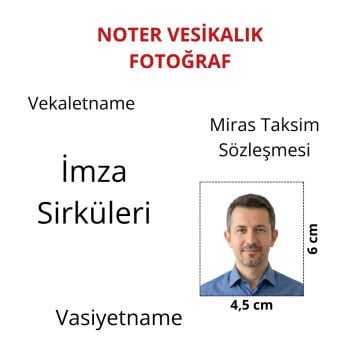 Noter Biyometrik & Vesikalık Fotoğraf - 25 TL