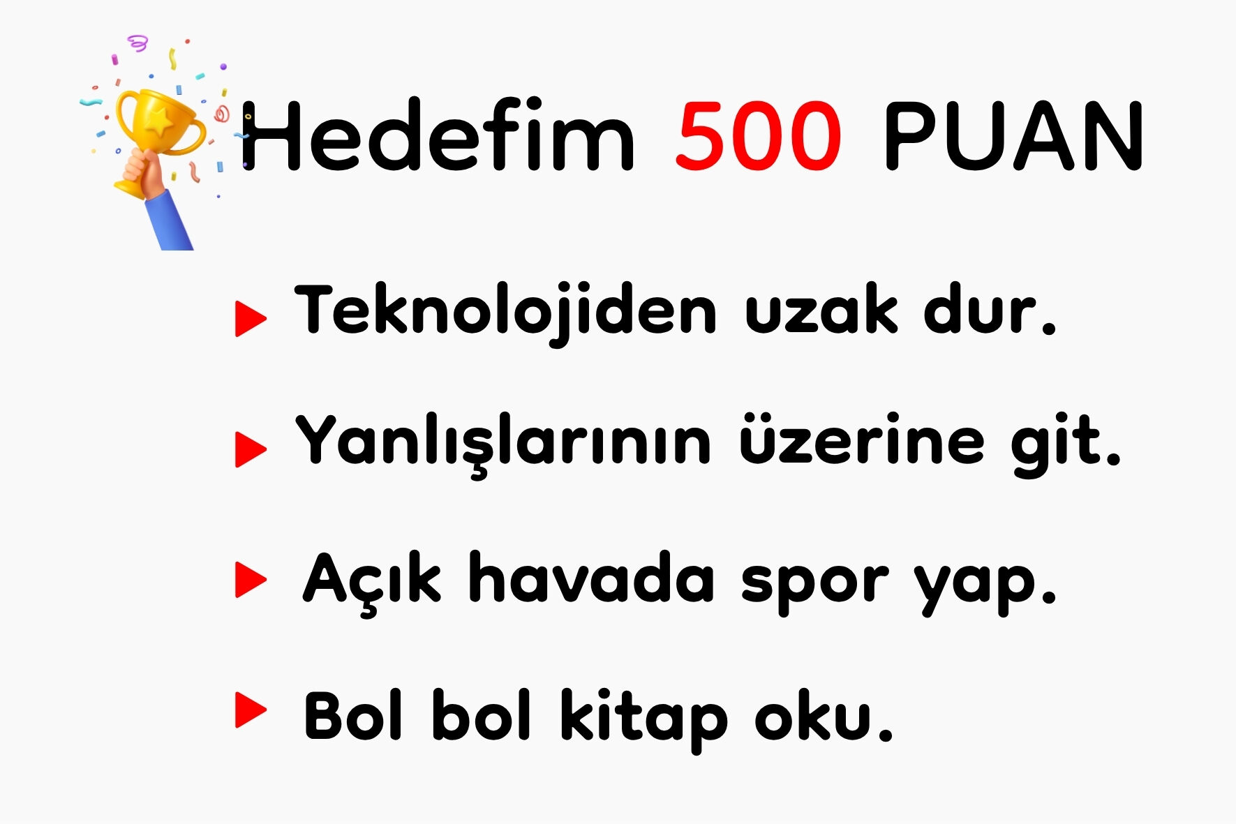 LGS Motivasyon Kartı