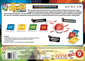 Tik...Tak BOMM COLORFLASH (Renk Değiştiren Kelime Oyunu)