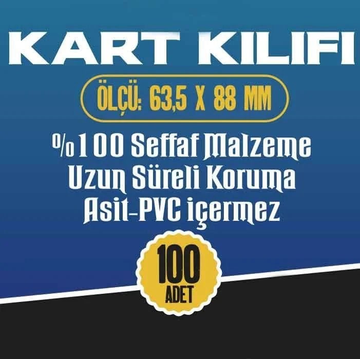 Oyun Kartı Kılıfı - 63,5x88 mm
