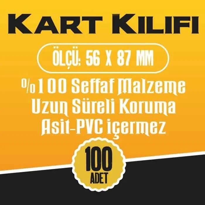 Oyun Kartı Kılıfı - 56x87 mm