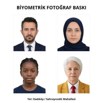 Biyometrik Vesikalık Fotoğraf 25 TL | Sahrayıcedit