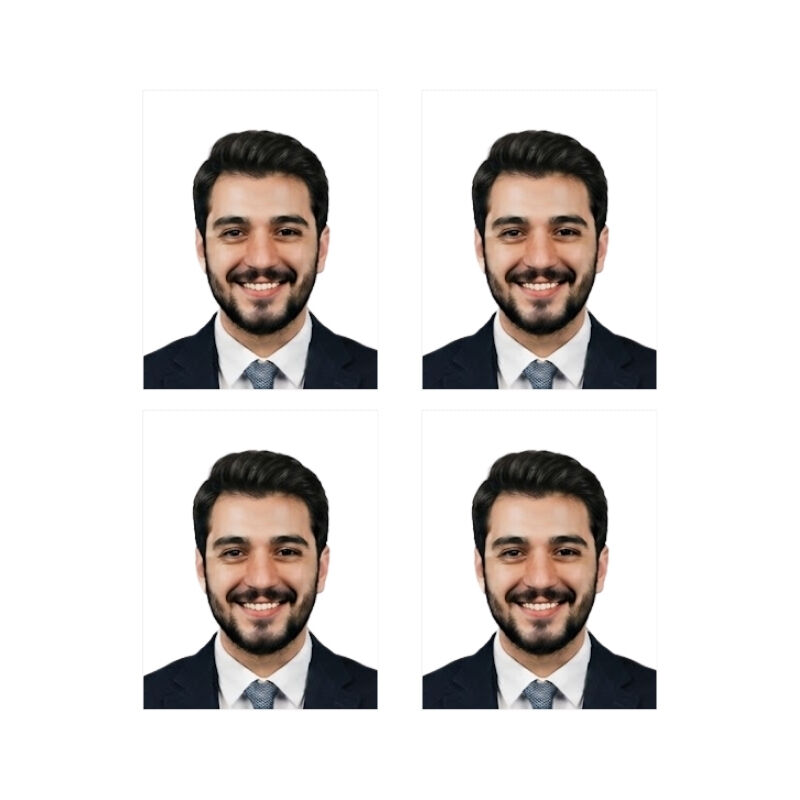 4 Adet Vesikalık Fotoğraf 160 TL