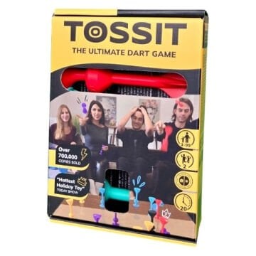 Tossit Silikon Dart - Başlangıç Seti - Kırmızı/Camgöbeği