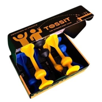 Tossit Silikon Dart - Başlangıç Seti - Mavi/Sarı