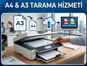 A4 A3 Tarama | Brainbox Kırtasiye